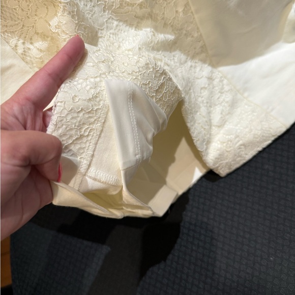 NWOT EVER NEW Melbourne Cross-Neck Bandage Mini Dress with Lace Detailing - Picture 15 of 15